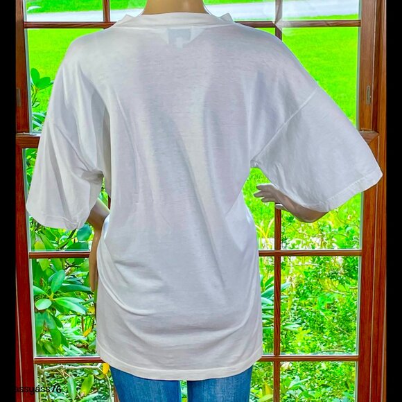 ▪️VTG▪️1990's Authentic WIMBLEDOM Cotton Unisex Graphic T-Shirt - Picture 2 of 10